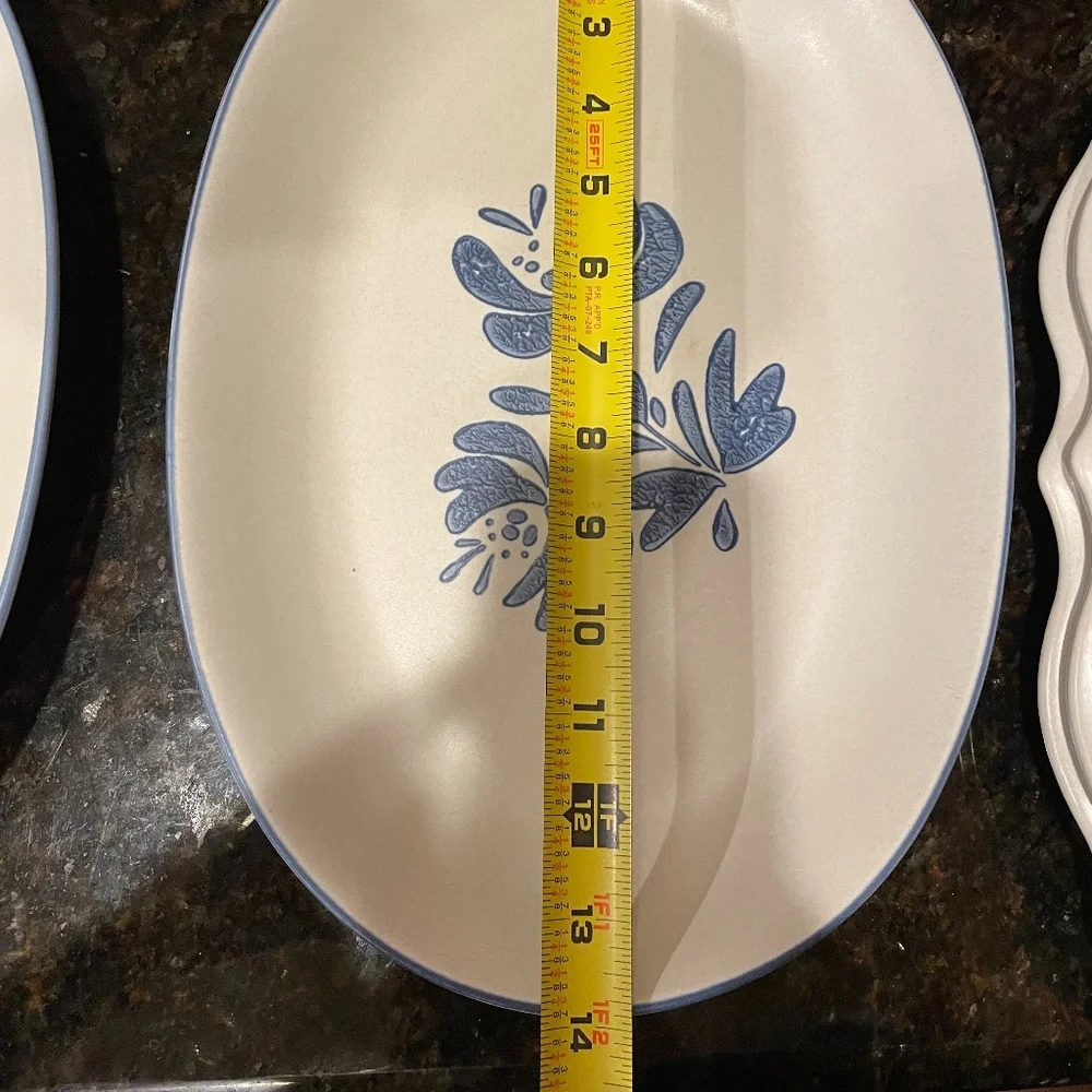 2 Pfaltzgraff  yorktowne oval platter